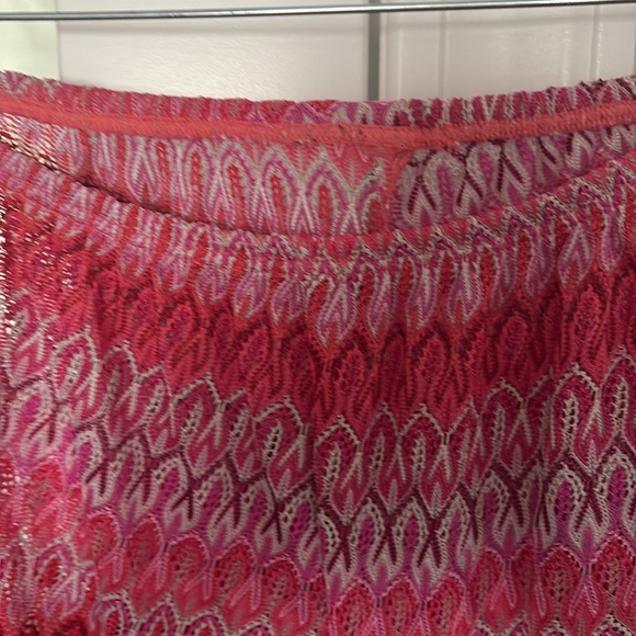 Pink and Red Patterned Pants - Picture 3 of 4